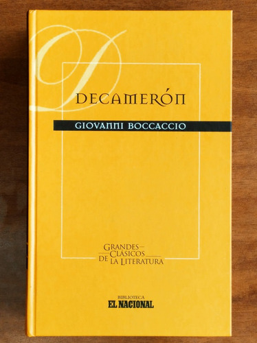 Decamerón / Giovanni Boccaccio / Tapa Dura