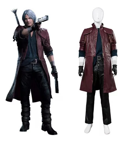 Devil May Cry 5 Dante Disfraz De Cosplay Para Hombre