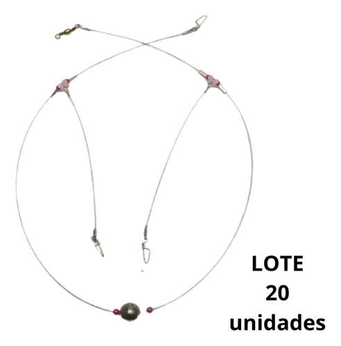 Linea De Fondo Todo Acero Con 2 Bajadas X 20 Unidades