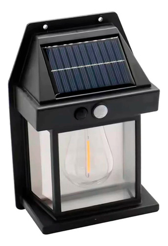 Luminaria Arandela Parede Luz Solar Sensor Presença Externo
