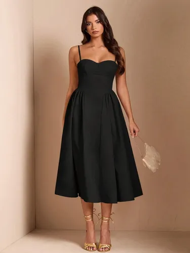 Vestido Longo Feminina Bodycon Esbelto Com Bustier De Verão