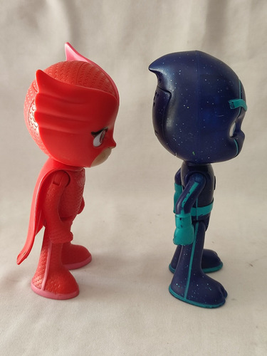 Owelette Y Night Ninja Pj Masks Heroes En Pijama Con Sonido (Usado)