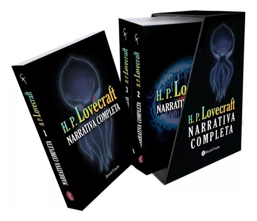 Libros Narrativa Completa H. P. Lovecraft Tres Tomos