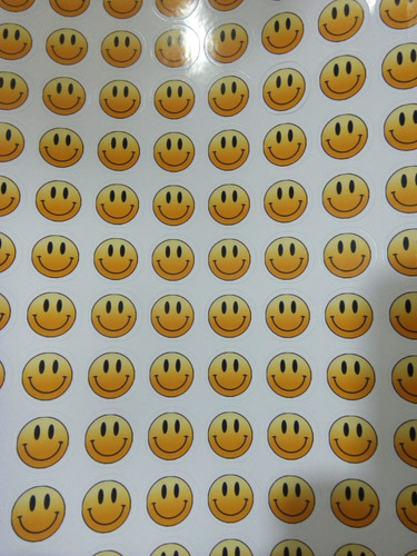 10 Planchas A4 Sticker Emoji Personalizados