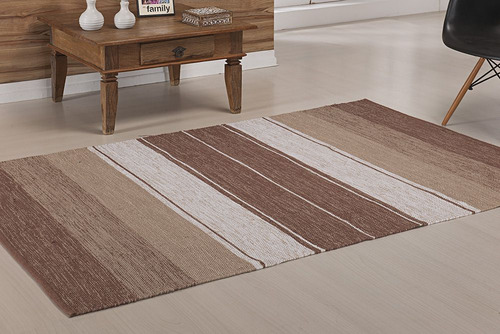 Tapete Indiano Kilim Basar 1,40m X 2,00m Bege Niazitex