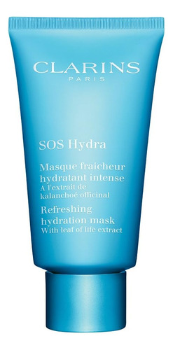 Máscara De Hidratação Clarins Sos Hydra Refreshing Com Ácido