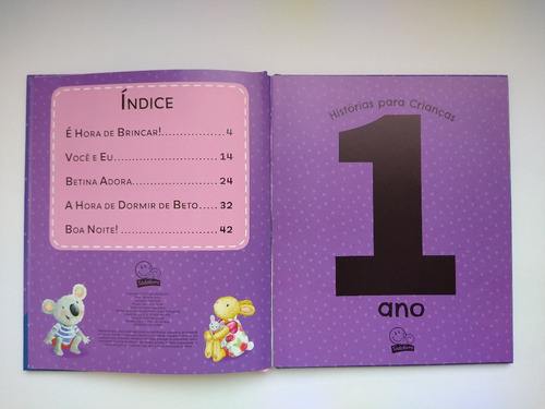Livro Infantil Histórias Para Crianças De 1 Ano, Todolivro
