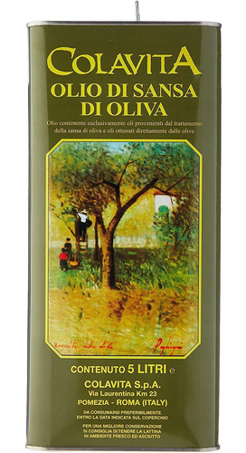 Azeite olio di sansa di oliva Colavita lata 5l