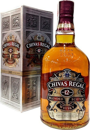 Imagen 1 de 3 de Whisky Chivas Regal 12 Años Litro