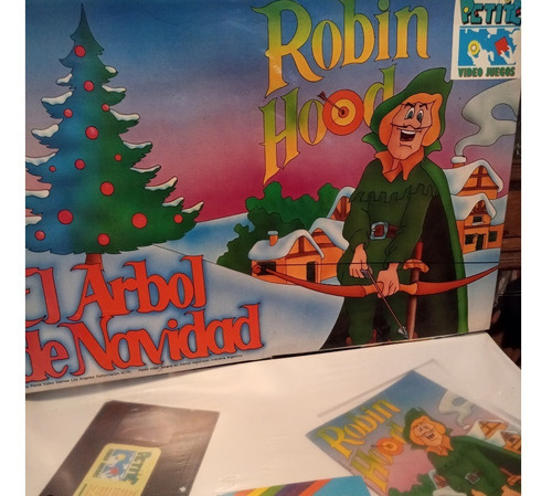 Juego Mesa Didáctico Con Vhs - Cuento P Colorear Robin Hood