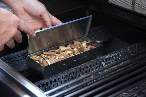 Caja De Ahumador De Acero Inoxidable Para Maderas 