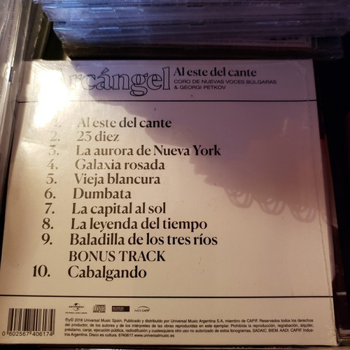 Arcangel Al Este Del Cante Cd Nuevo