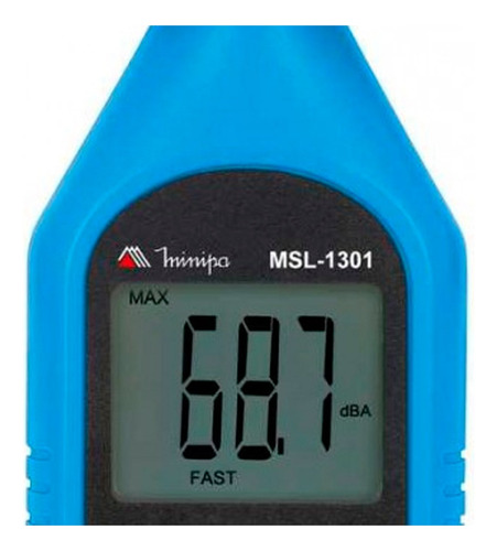 Decibelimetro Digital Com Medição Msl 1301 Minipa