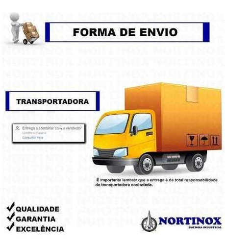 Imagem 7 de 7 de Estante Em Aço Inox 1150x320x1600mm -4 Planos Reforçados
