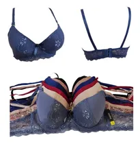 Comprar Paquete De 5 Brasieres  Lune  Velo En Encaje Tallas 36b 38b