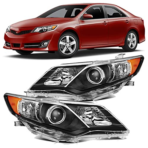 Faros Negros Para Toyota Camry Se 2012-2014