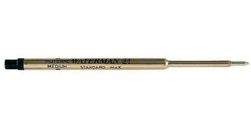 Bolígrafo - Waterman Black Medium Point Ballpoint Pen Refill