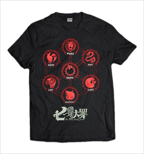 Camiseta Anime - Nanatsu No Taizai - Sete Pecados