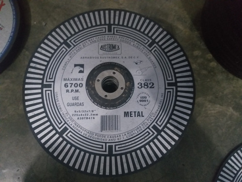 Disco De Corte En Metal De 9  Austromex 382 (5pzs)