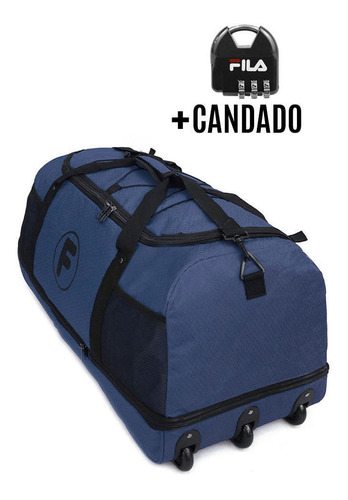 Bolso Enrollable Goliat + Candado Azul F