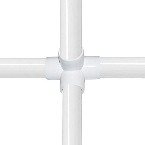 Paquete De 18 Accesorios De Pvc Con Forma De Codo De 4 Vías,