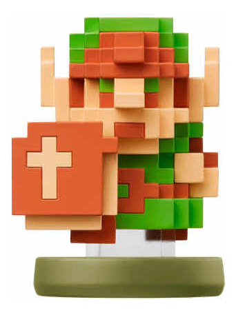 Link Pixelado Amiibo De Zelda 1 De Nintendo Original (Reacondicionado)