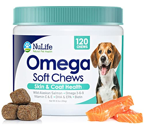 Omega 3 Aceite De Pescado Para Perros Mastica Con Q1wlc