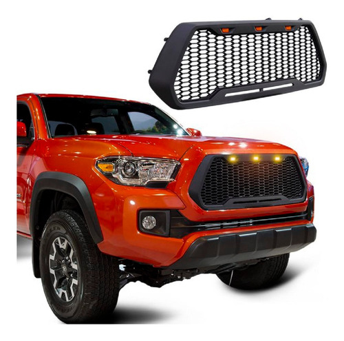 Imagen 1 de 9 de Parrilla Toyota Tacoma 2019 2020 Luz Led Ámbar Con Arneses