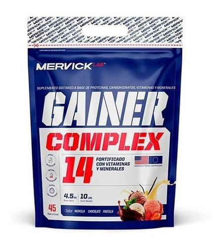 Gainer Complex 4,5 Kg Mervick Lab Ganador De Peso