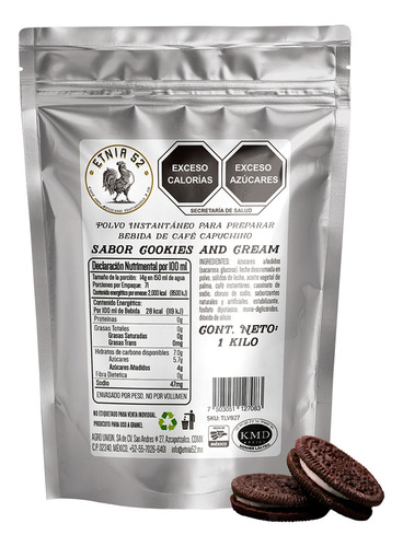 Café Capuchino Instantáneo Máquinas Vending Sabores Etnia 52