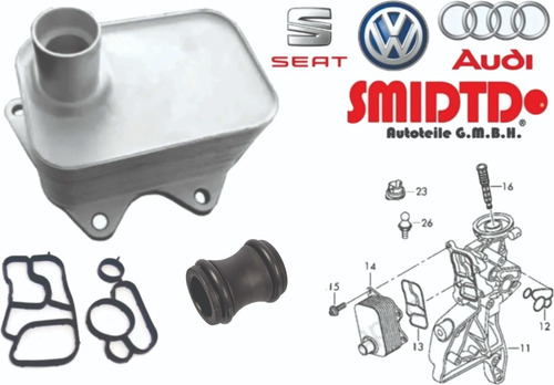 Radiador Aceite Ligas Cople Sensor Audi A5 2.0tsi 13-17