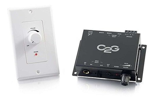 C2g/cables To Go 40914 compact Amplificador Con Control De V