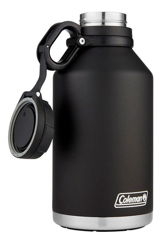 Garrafa térmica de aço inoxidável Coleman 1.9 Lts Growler Black