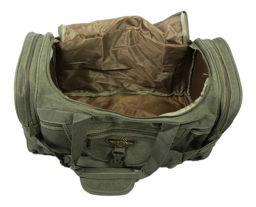 Imagem 5 de 6 de Bolsa Sacola De Viagem Lona Kvn Transversal Mala De Mão 50 L