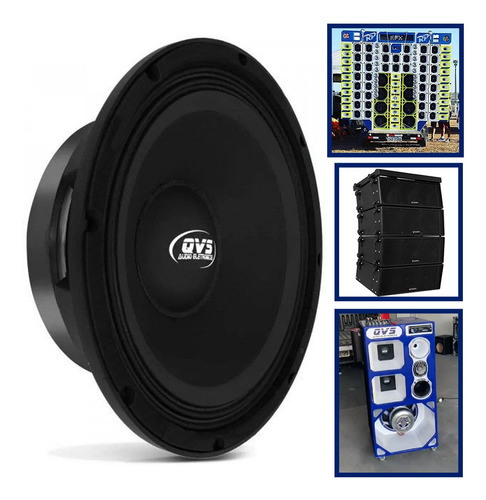 Imagem 3 de 4 de Woofer 12 Qvs Mgs 800 Rms Medio Graves Melhor Que Snake