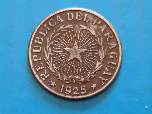 Moeda Paraguai 1925 De 50 Centavos (Usado)