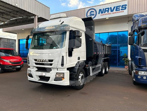 Iveco Tector 240e28 6x2 Caçamba Nova -13/14- Naves Seminovos