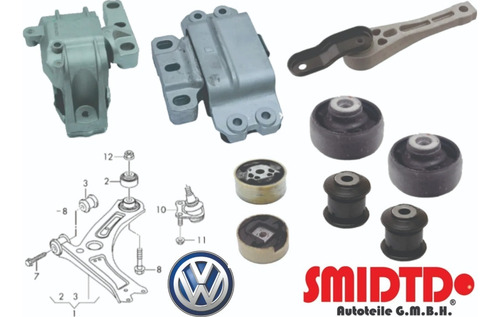 5 Soportes Motor Caja 4 Bujes Passat 2.0l 05-11