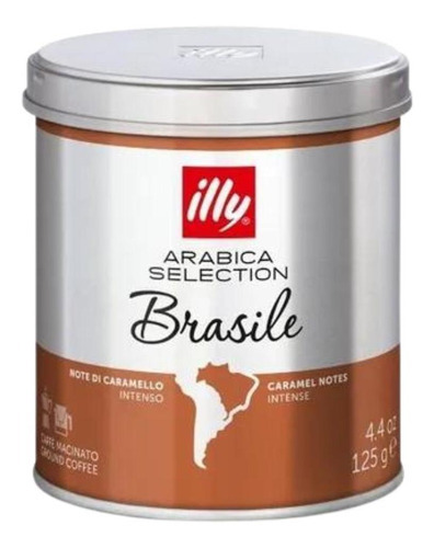 Café Moído, Brasil, Illy Selection, Lata 125g