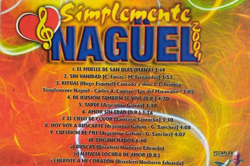 Cd: Simplemente Naguel 20 Años De Frescura Tropical