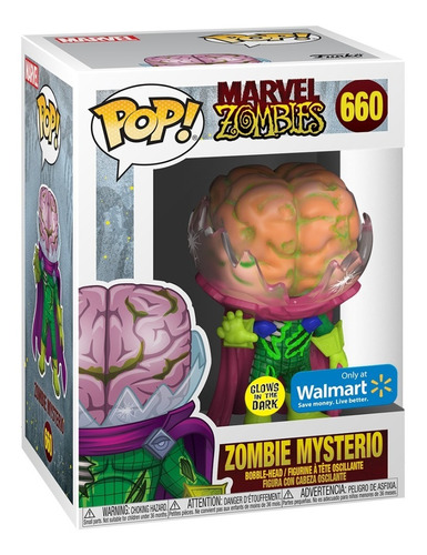 Funko Pop! Marvel Zombie Mysterio (glow) Walmart Exclusive