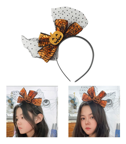 2 Diadema De Calabaza De Halloween Para Niños Y Adultos,