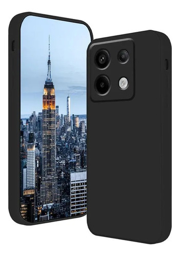 Protector Para Xiaomi Redmi Note 13 Pro 4g Silicona Negro