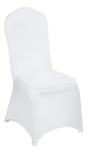Vevor Fundas Cubre Silla Spandex Blanca 150pcs Boda Elástica Color Blanco