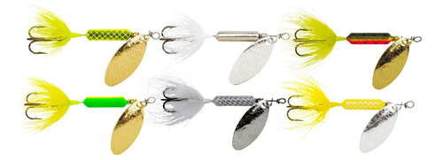 Yakima Bait Rooster Tail Trophy Pak 1/4oz Spinner Surtido (p