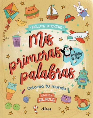 Libro Mis Primeras Palabras - Pingüinos Artistas