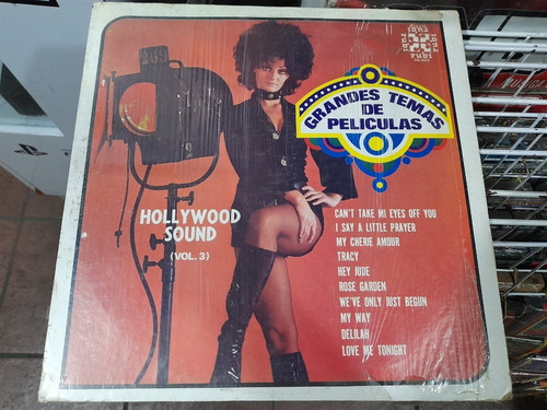 Lp Grandes Temas De Películas Hollywood Acetato,long Play 