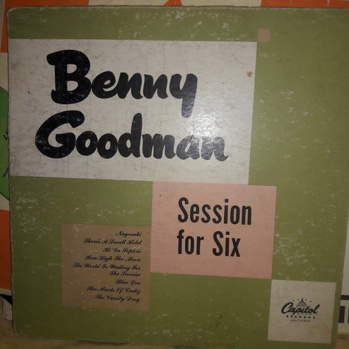 Portada Benny Goodman Session For Six P0