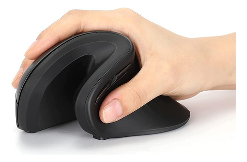 Mouse Ergonómico Unipows Inalámbrico, Negro