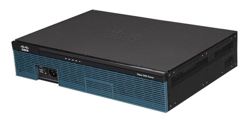 Router Cisco 2900 Series 2911 negro y acero inoxidable 100V/240V